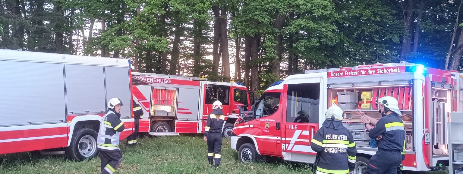 Waldbrandeinsatz am Mauserberg